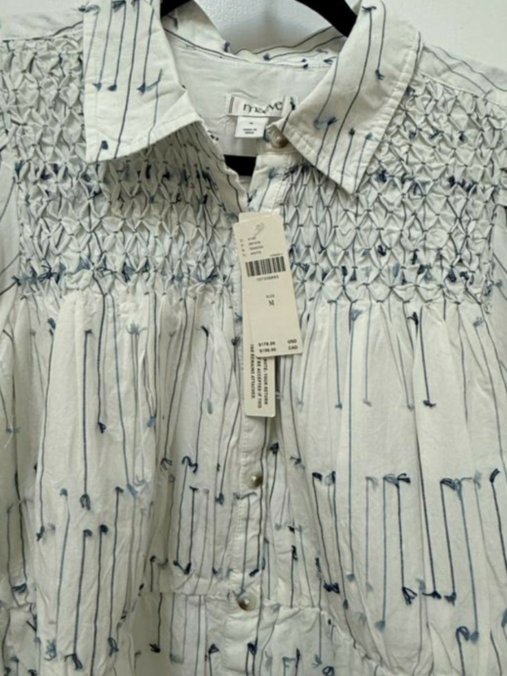 Anthropologie Mini Button Down Dress - Picture 5 of 5